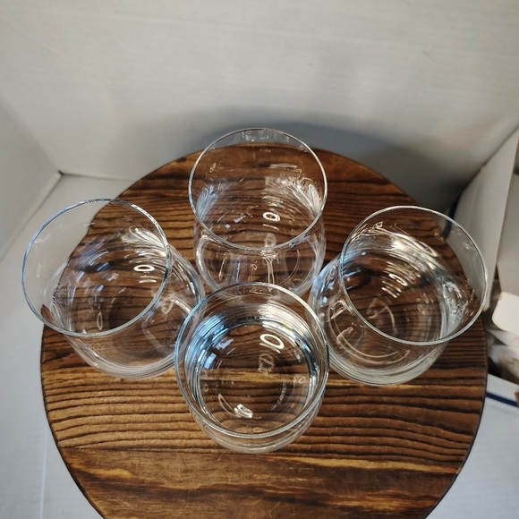 Ravenscroft Crystal Scotch Tumbler 4 Pc Distiller Collection Pure Clean Crystal - Picture 5 of 16